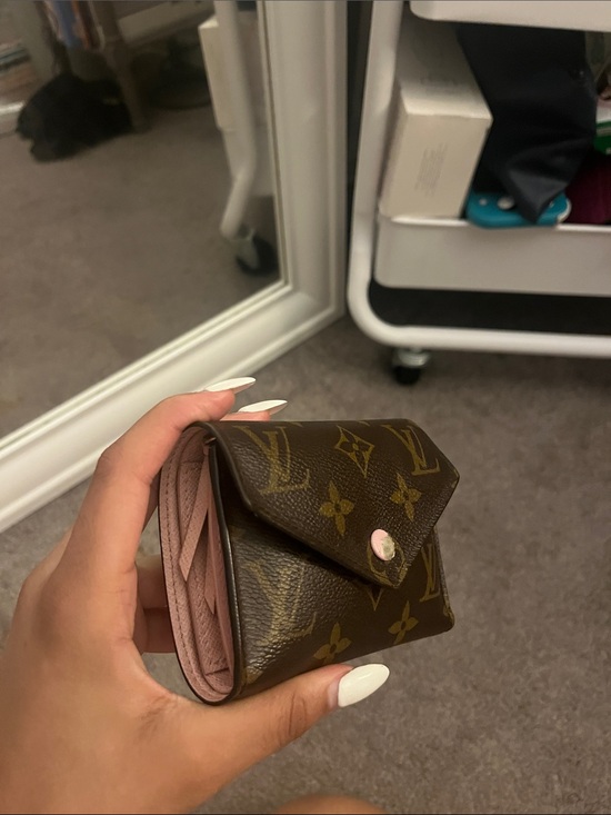 Louis Vuitton Handbags - Louis Vuitton Brown Monogram Wallet with Pink Interior